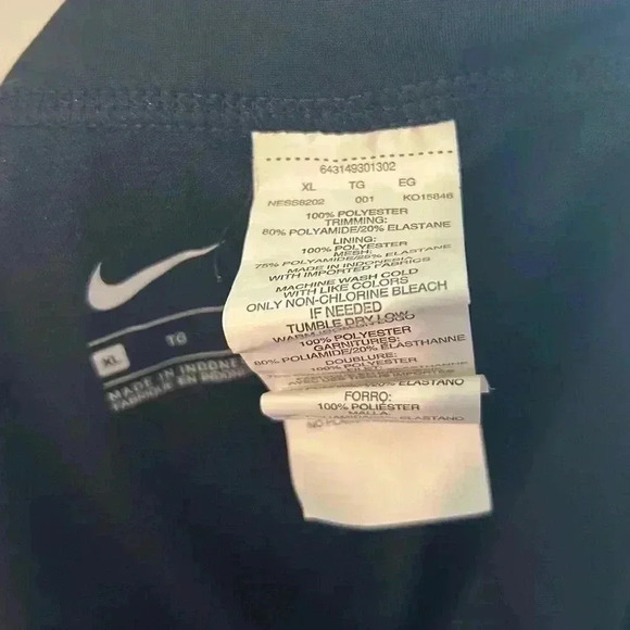 NWOT Women’s Nike Solid Black Board Short Swim Bottoms - Size XL - Picture 6 of 8